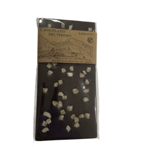 CHOCOLATE NEGRO 80% CON PEPITAS DE LIMÓN