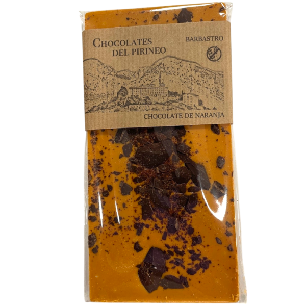 Tableta chocolate de naranja con chocolate negro - Imagen 2
