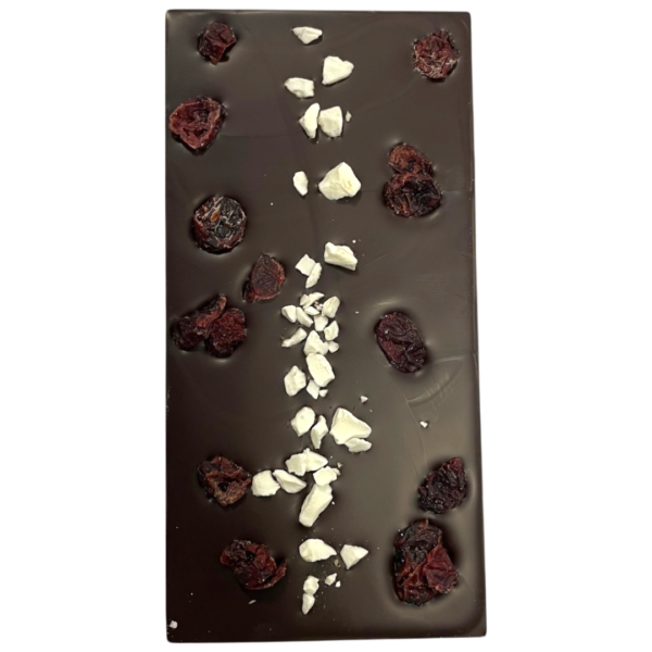 Tableta chocolate negro 80% con arándanos y yogur