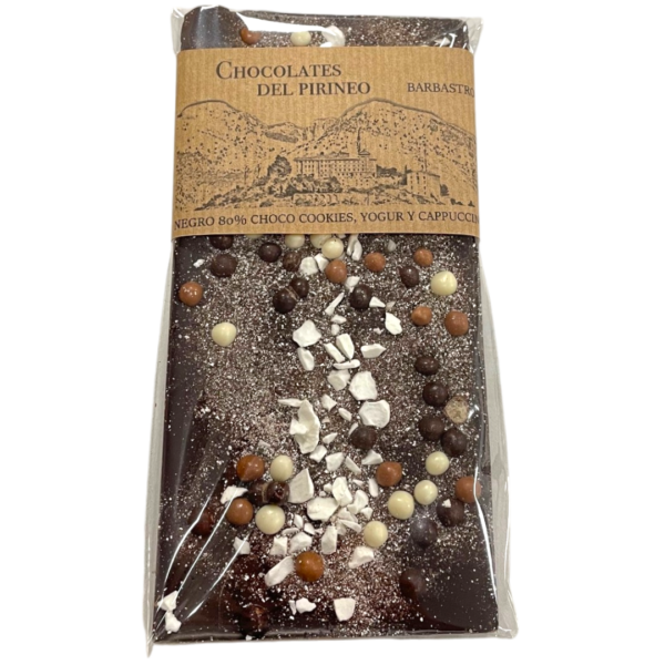 Tableta chocolate negro 80% con cappuccino